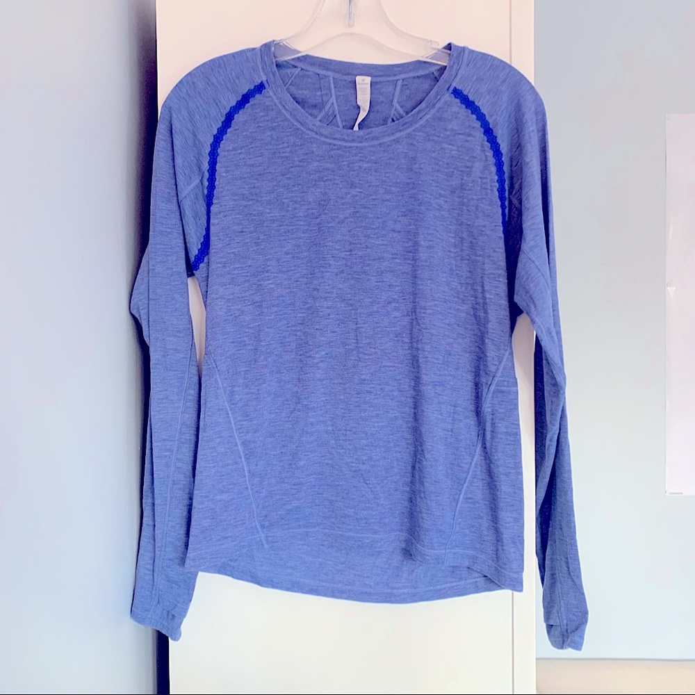 Lululemon Blue Long Sleeve Shirt